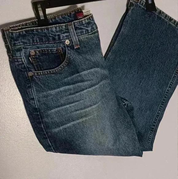 "AEROPOSTALE" Ladies medium washed cropped jeans‎ Size 9/10 - Picture 8 of 9
